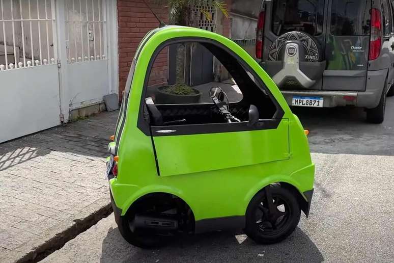 Nanico, o menor carro do Brasil &ndash; Reprodu&ccedil;&atilde;o/Youtube