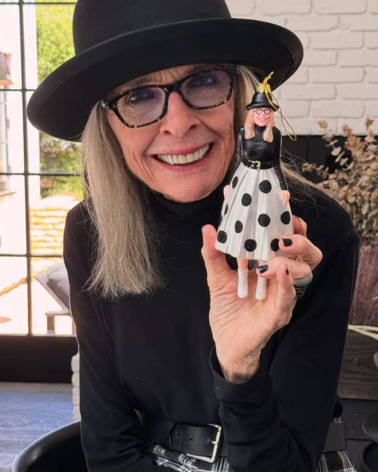 Atriz Diane Keaton morreu no sábado, 11, aos 79 anos.