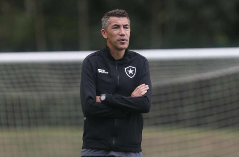 Bruno Lage no comando do Botafogo – Vitor Silva/Botafogo