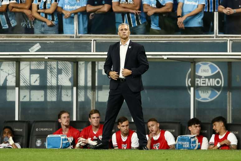 Hernán Crespo, treinador do São Paulo (Foto de Pedro H. Tesch/Getty Images)