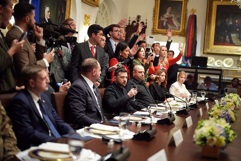 Zelensky na Casa Branca nesta sexta-feira, 17