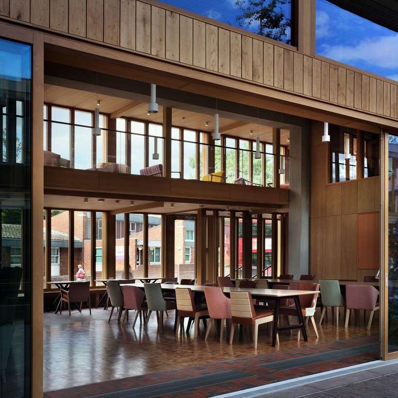 The collective spaces are a striking feature of the project The collective spaces are a striking feature of the project