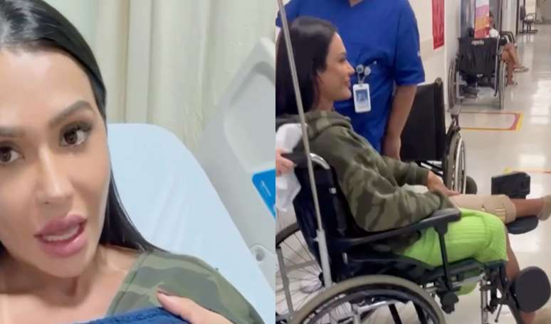 Gracyanne Barbosa vai parar no hospital após sofrer lesão durante assalto à mão armada: 'Muita dor'.