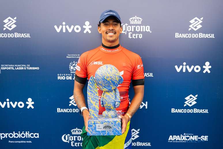 Samuel Pupo campeão da WSL em Saquarema. 