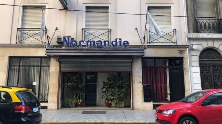 Tenorinho estava hospedado neste hotel no centro de Buenos Aires