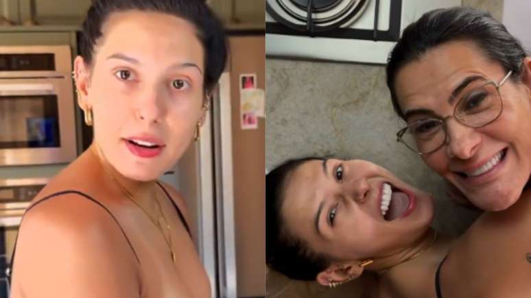Ana Castela makes ‘mess’ in the kitchen and tells her mother: ‘It’s my house’