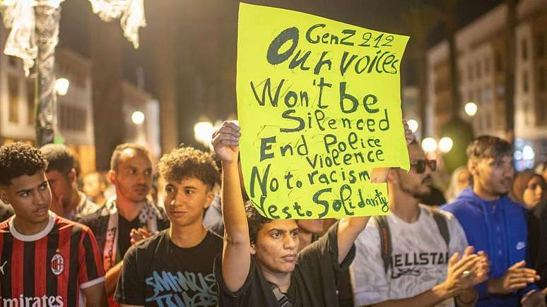 A Gera&ccedil;&atilde;o Z lidera manifesta&ccedil;&otilde;es antigoverno no Marrocos, pedindo por mais investimento em sa&uacute;de e educa&ccedil;&atilde;o