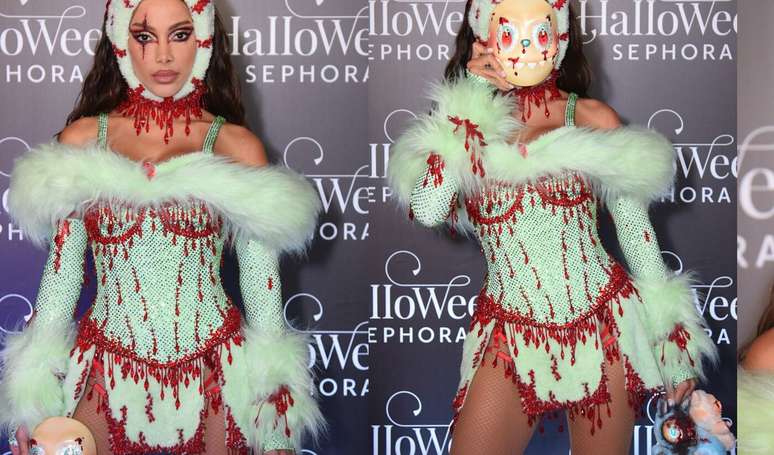 ‘Everyone is wonderful and Anitta’: the Labubu singer’s costume at Sephora’s 2025 Halloween ball criticized on the web