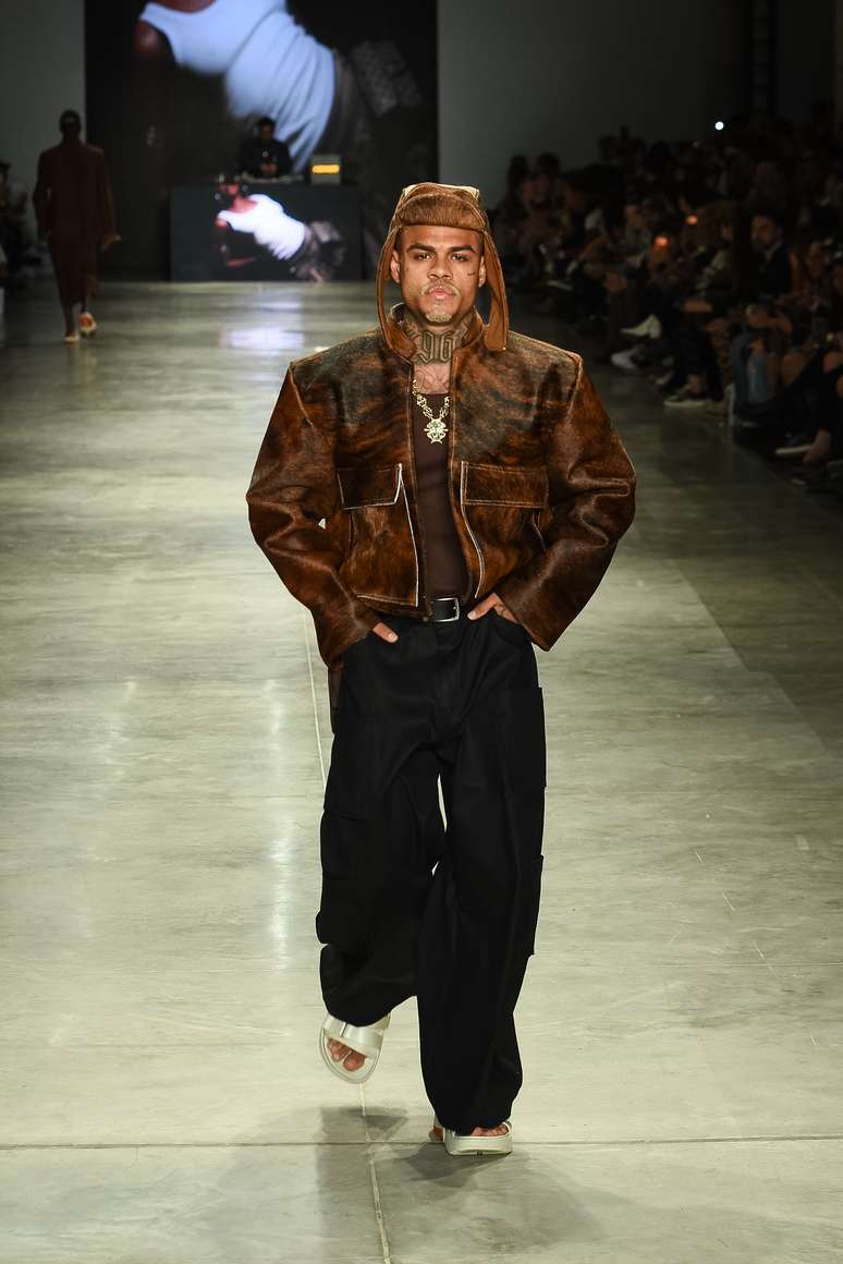 Dendezeiro parade at the SPFW Dendezeiro parade at the SPFW
