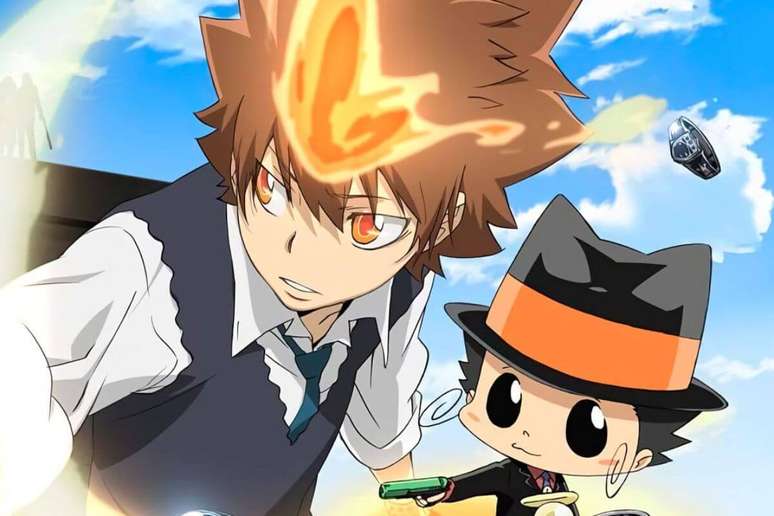 “Reborn!” follows the story of a young man who tries to learn how to command the empire inherited by his mobster family, alongside a teacher who looks like a baby 