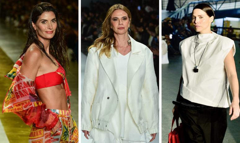 Luciana Gimenez, Leticia Colin and Fiorentino show at SPFW Luciana Gimenez, Leticia Colin and Fiorentino show at SPFW
