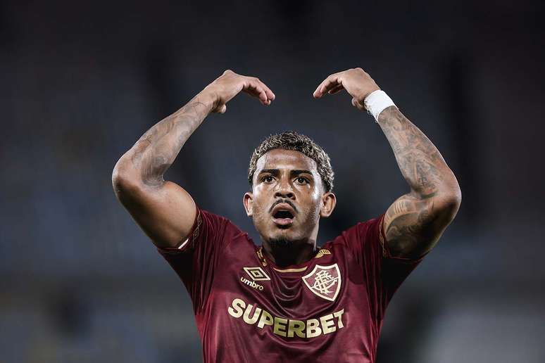 John Kennedy em ação com a camisa do Fluminense na atual temporada –