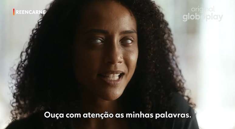 Taís Araújo caracterizada para 'Reencarne'