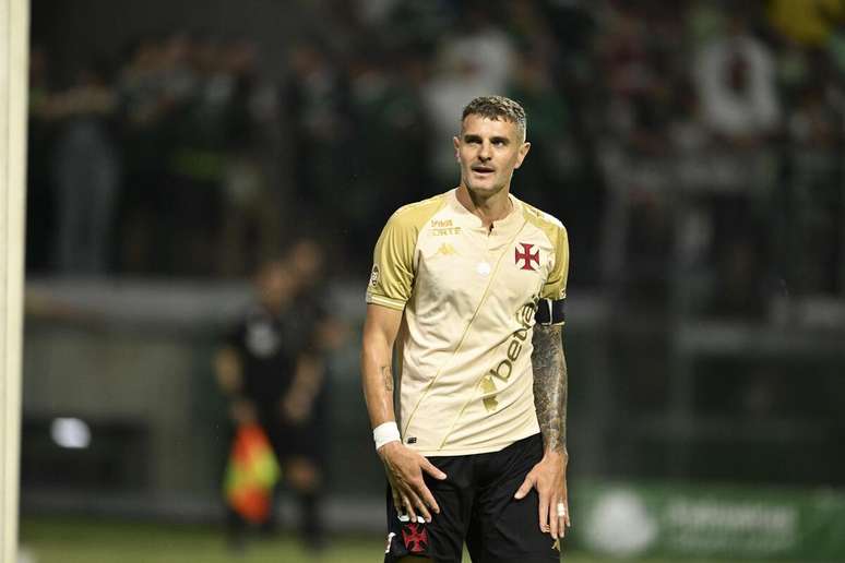 Pablo Vegetti (Vasco da Gama) durante jogo contra o Palmeiras, no dia 01.10.2025 