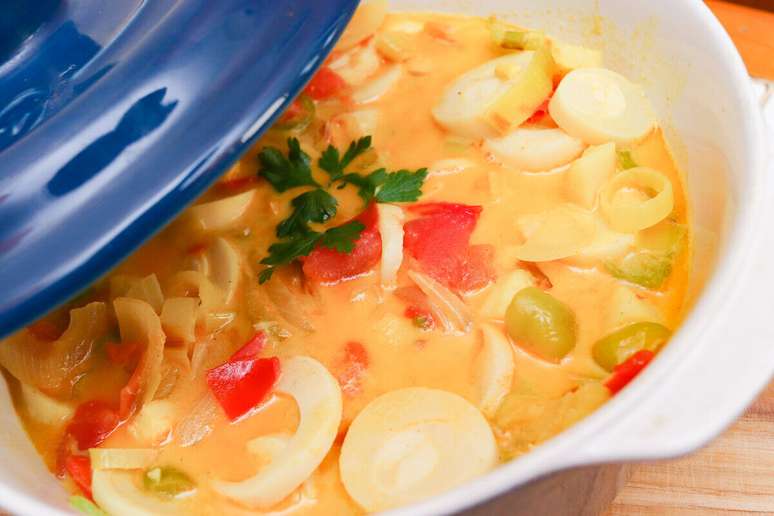 Palm heart moqueca Palm heart moqueca