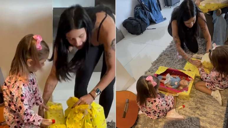 Ana Castela e os filhos de Zé Felipe (Reprodução/Instagram)