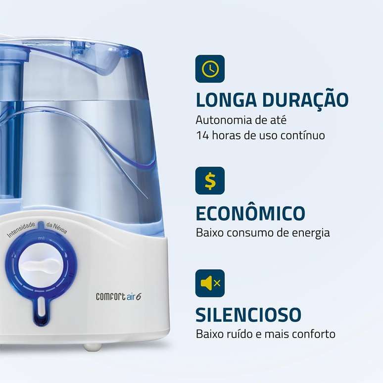 Umidificador de Ar Comfort Air 6