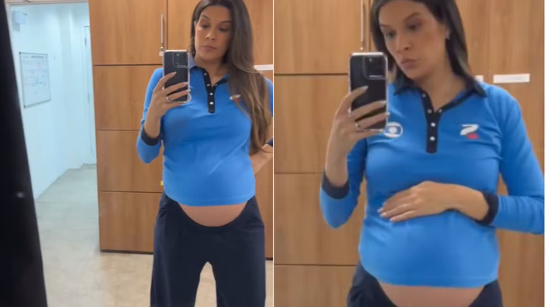 Renata Silveira shows problems with Globo uniform during pregnancy: “It’s not easy”