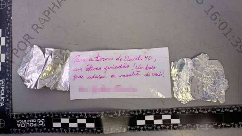 Ana Paula afirmava que estava sendo amea&ccedil;ada por quem deixou bolo na faculdade