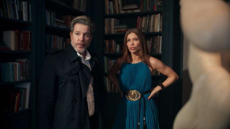 Villains Ferret (Murilo Benicio) and Arminda (Grazzie Massafera): instant chemistry in the video