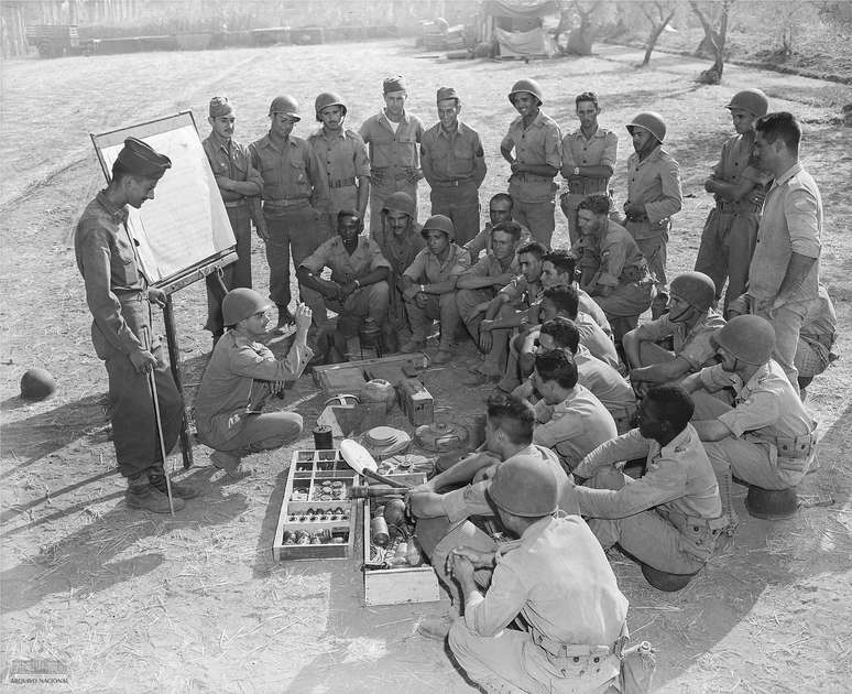 Soldados brasileiros na It&aacute;lia na Segunda Guerra