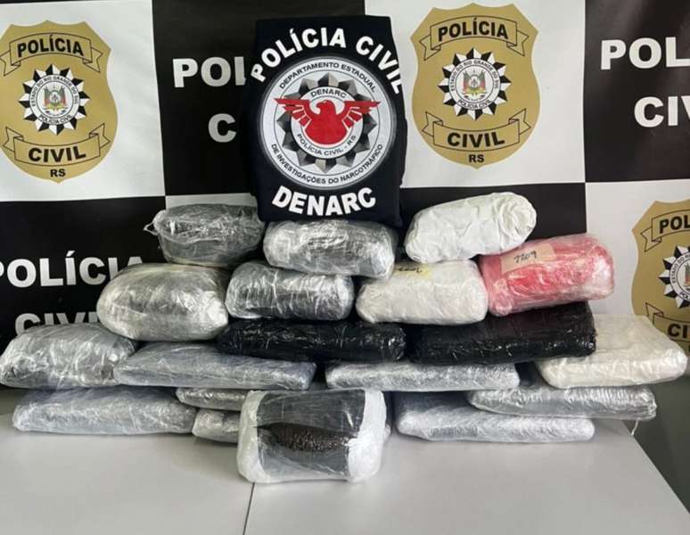 Rio Grande do Sul police block the entry of hashish worth R million from Uruguay Rio Grande do Sul police block the entry of hashish worth R million from Uruguay