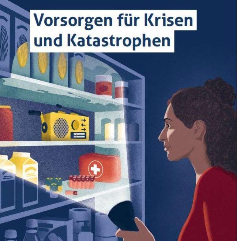 Capa do guia Preparando-se para Crises e Desastres publicado neste m&ecirc;s pelo governo da Alemanha