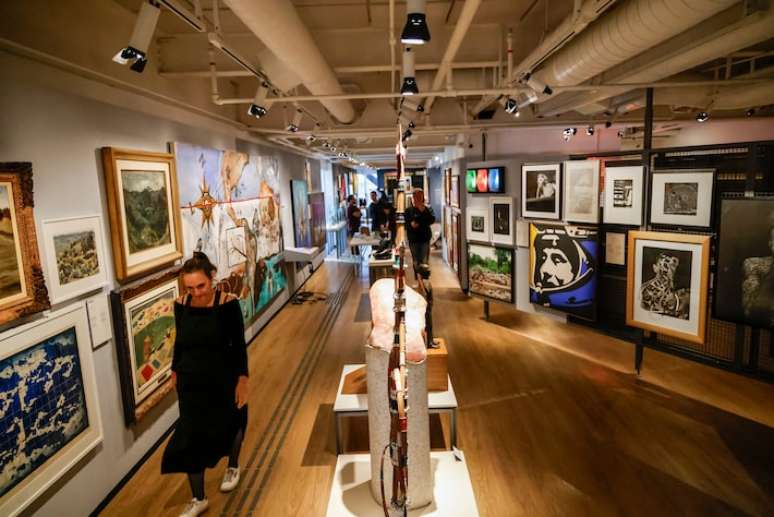 O Espa&ccedil;o Mil&uacute; Villela &ndash; Brasiliana: Arte Moderna e Contempor&acirc;nea, no Ita&uacute; Cultural (IC), tem 280 metros quadrados.