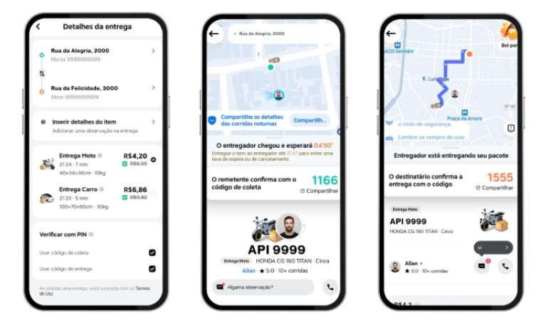 Agora a 99Entrega tem código de coleta! Mais segurança desde o início da sua entrega