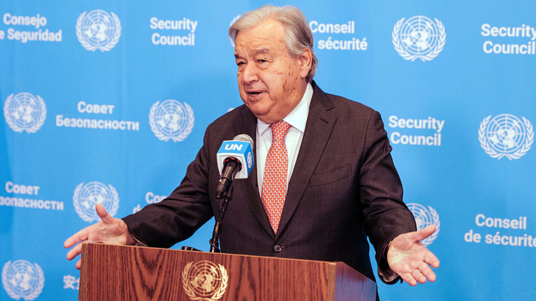 António Guterres, secretário-geral da Organização das Nações Unidas