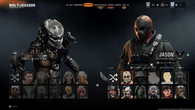  Predador e Jason s&atilde;o os principais operadores nessa temporada