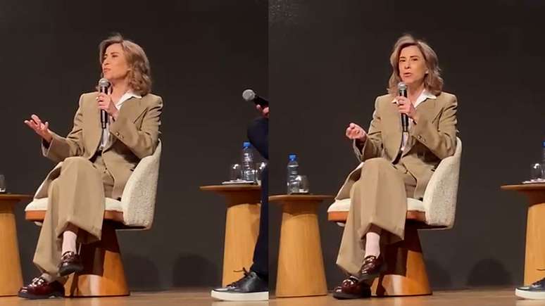 Fernanda Torres talks about her relationship with money during an event promoted by Itaú Fernanda Torres talks about her relationship with money during an event promoted by Itaú