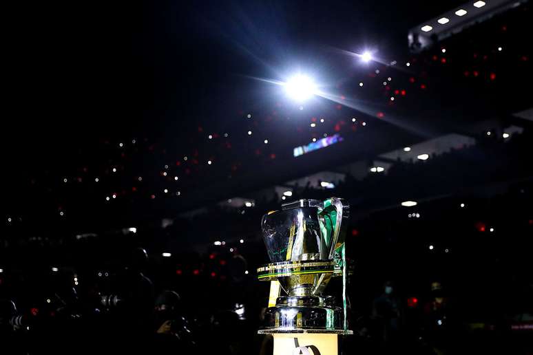 Troféu da Copa do Brasil, antes da final de 2021