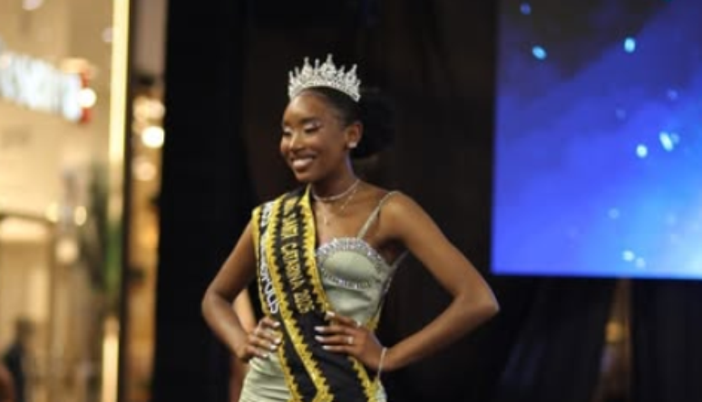 Pietra era Miss Siderópolis e agora carrega o título de Miss Santa Catarina 