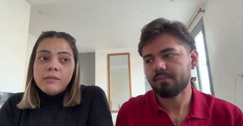 Jhordana e o irm&atilde;o C&iacute;cero foram at&eacute; a delegacia para registrar boletim de ocorr&ecirc;ncia ap&oacute;s o ataque