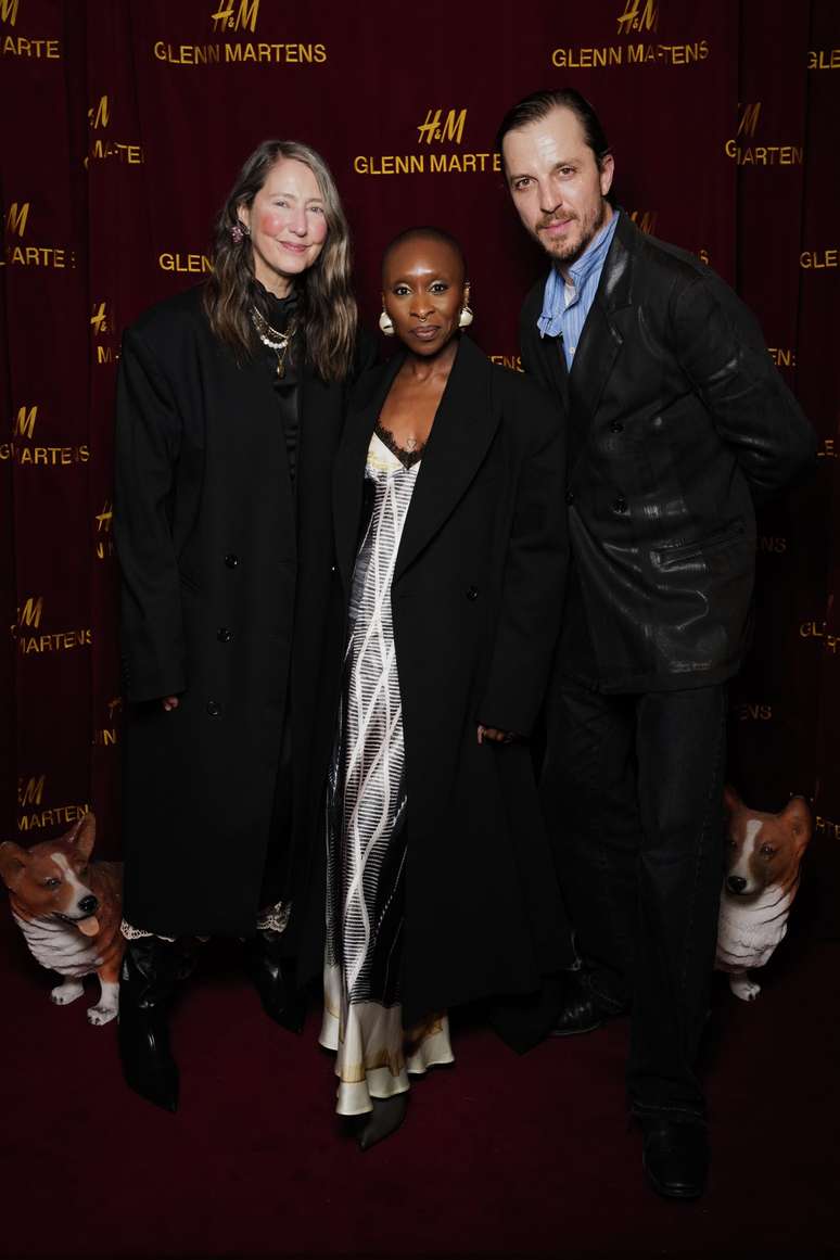 Ann-Sofie Johansson, Cynthia Erivo e Glenn Martens 