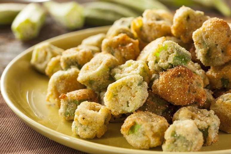 Breaded okra 