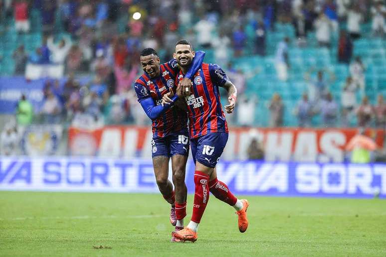 Willian Jos&eacute; marcou o gol do Bahia contra o Internacional no apagar das luzes do primeiro tempo &ndash;
