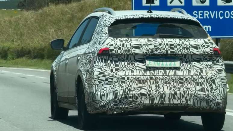 Mula de testes do novo Volkswagen Nivus h&iacute;brido