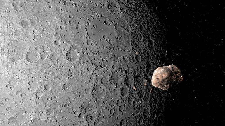 Acredita-se que a minilua 2024 PT5 tenha sido formado pela colis&atilde;o de um asteroide com a Lua, muito tempo atr&aacute;s