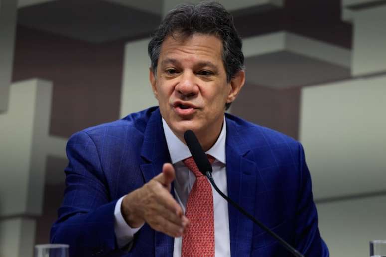 O ministro da Fazenda, Fernando Haddad