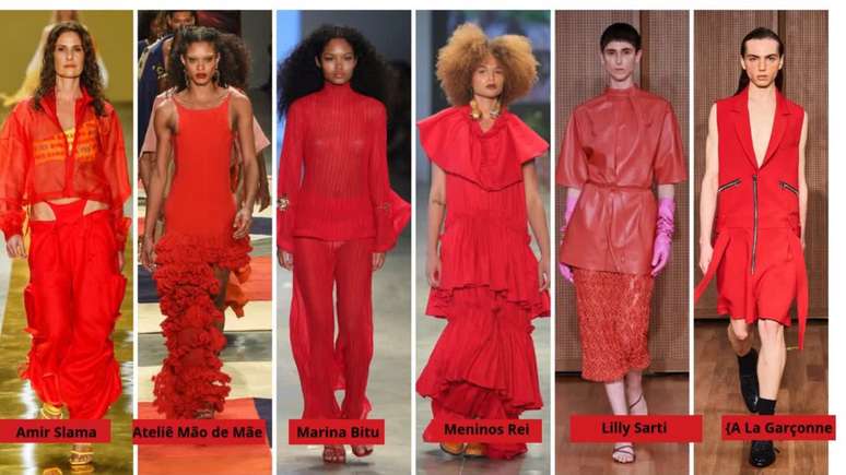 Red is the color of the moment (Photo: Agênciass Brazil News and Fotosite) Red is the color of the moment (Photo: Agênciass Brazil News and Fotosite)