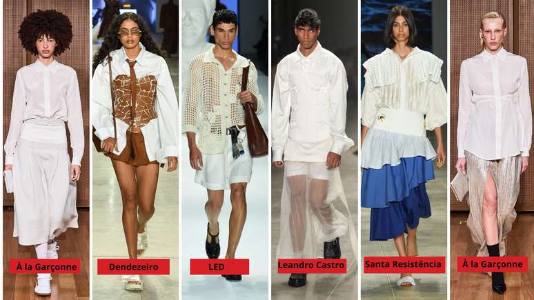 White shirts (Photo: Agênciass Brazil News and Fotosite) White shirts (Photo: Agênciass Brazil News and Fotosite)