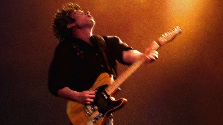 Jeremy Allen White em foto de divulgação de 'Springsteen: Salve Jeremy Allen White em foto de divulgação de 'Springsteen: Salve