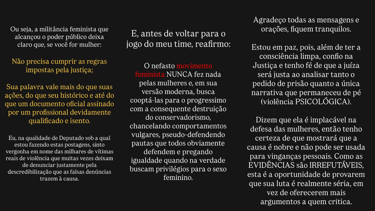 Deputado Lucas Bove se manifesta diante do pedido de pris&atilde;o preventiva feito pelo MP