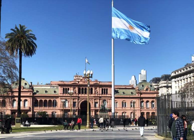 Casa Rosada, resid&ecirc;ncia oficial do presidente da Argentina, &eacute; um dos principais pontos tur&iacute;sticos