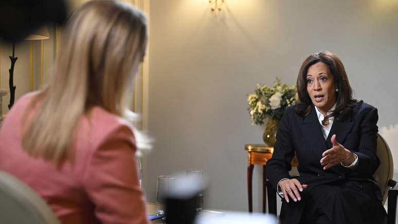 Laura Kuenssberg entrevista Kamala Harris
