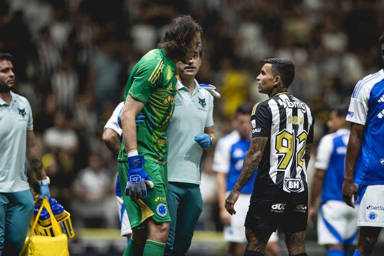 C&aacute;ssio sofreu uma concuss&atilde;o na partida contra o Atl&eacute;tico, na Arena MRV, pela 28&ordf; rodada &ndash;