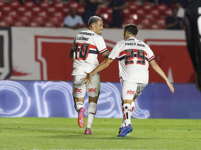 Luciano lets off steam after scoring his 100th goal for San Paolo – Luciano lets off steam after scoring his 100th goal for San Paolo –