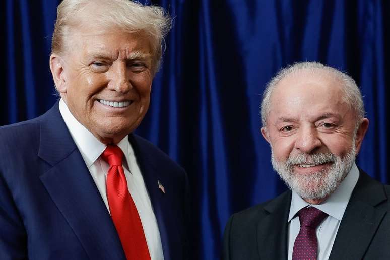 Donald Trump e Luiz Inácio Lula da Silva